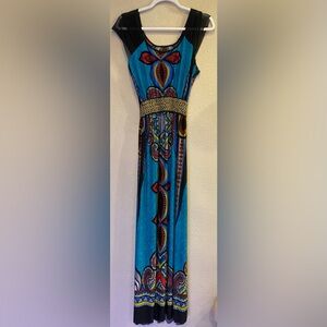 Multicolor Sleeveless Dress | XL